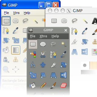 whether you run GIMP under